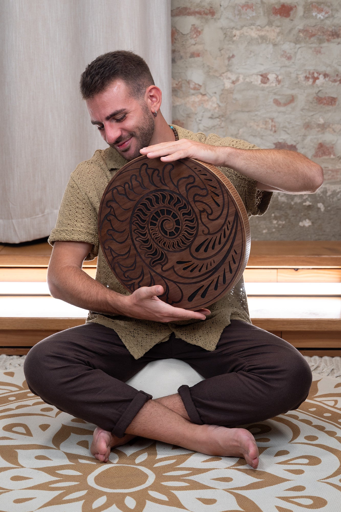 MEINL Sonic Energy 15" Rain Disk, Ozeanklang, Fibonacci-inspirierte Gravur