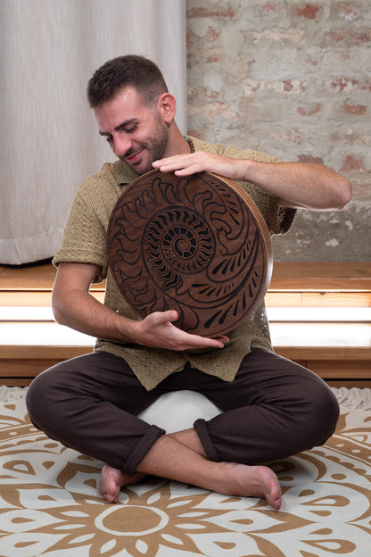 MEINL Sonic Energy 15" Rain Disk, Ozeanklang, Fibonacci-inspirierte Gravur