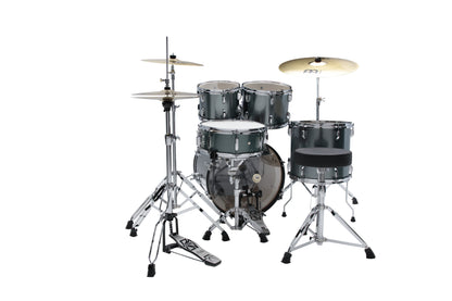 TAMA Stagestar Drum Set 5 pcs (20" BD) - Sea Blue Mist/Chrome HW + MEINL Cymbals BCS Cymbal Set