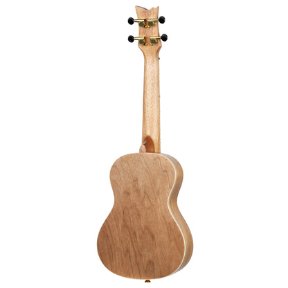 ORTEGA Element Serie Konzert Ukulele 4 String - Spruce / Catalpa Metallic Black + Bag