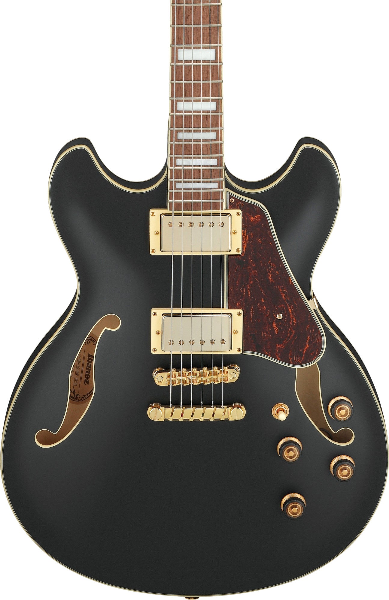 IBANEZ Artcore AS Hollowbody Gitarre 6-String - Black Flat