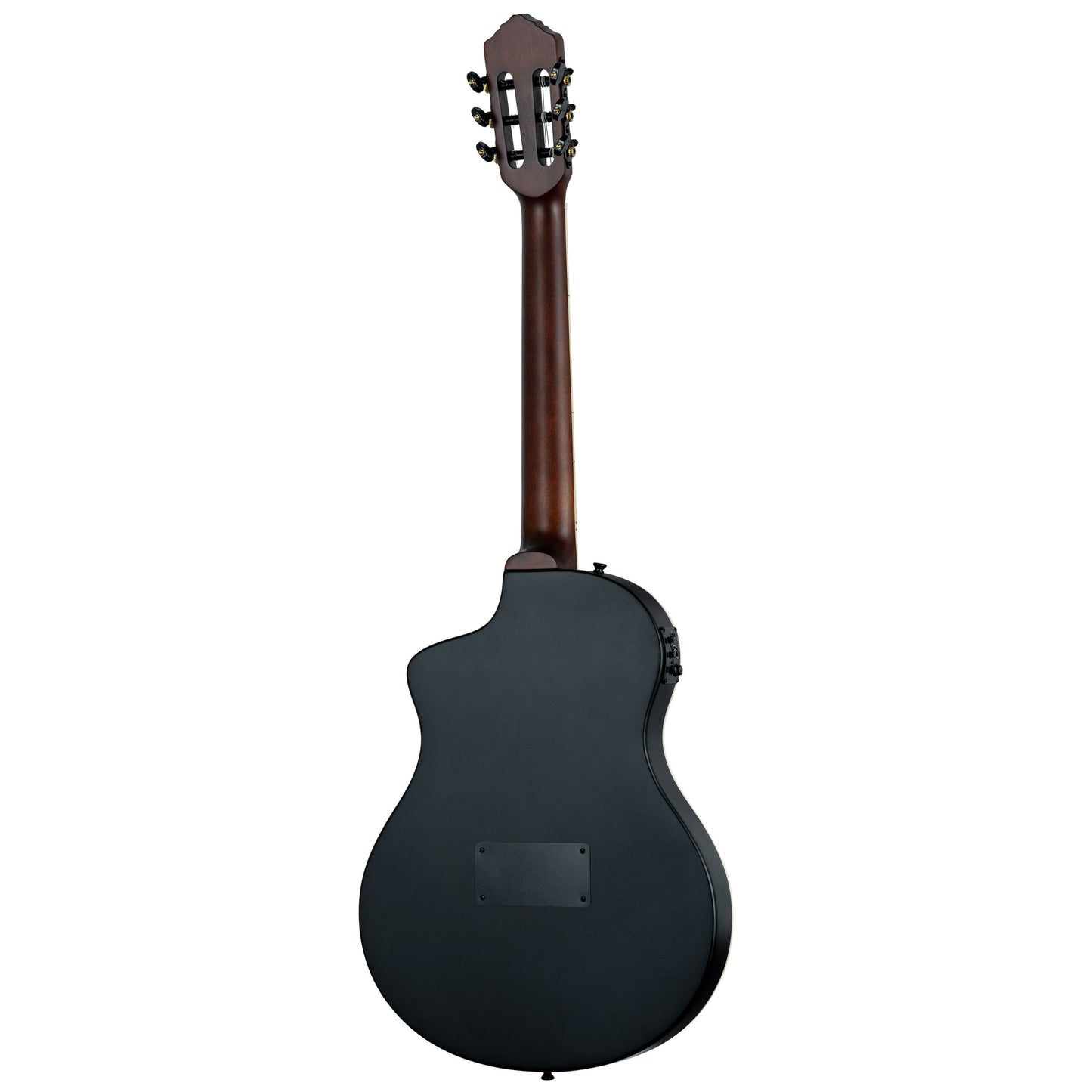 ORTEGA TourPlayer DeLuxe Nylon String Guitar 6-String - Spruce Black + Gig Bag