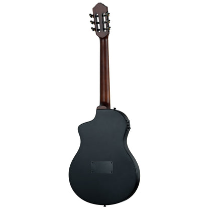 ORTEGA TourPlayer DeLuxe Nylon String Guitar 6-String - Spruce Black + Gig Bag