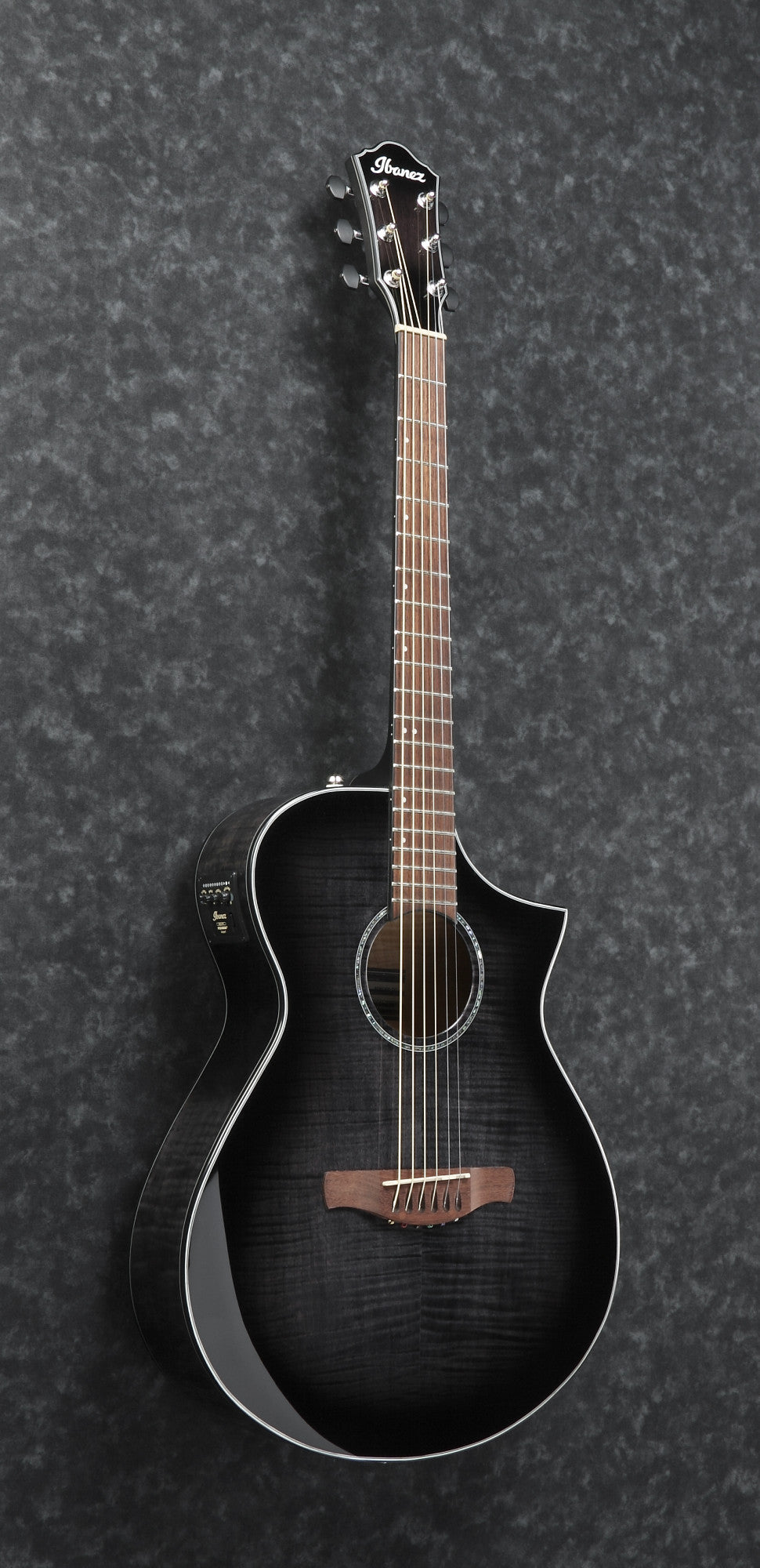 IBANEZ AEWC Akustikgitarre 6-String - Transparent Black Sunburst