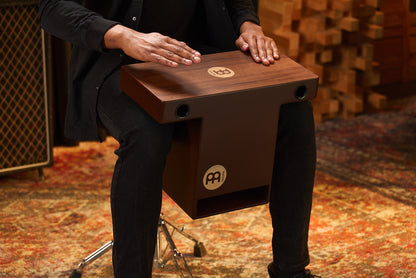 MEINL Percussion Slaptop Series Turbo Slaptop Cajon (Patented) - Walnut