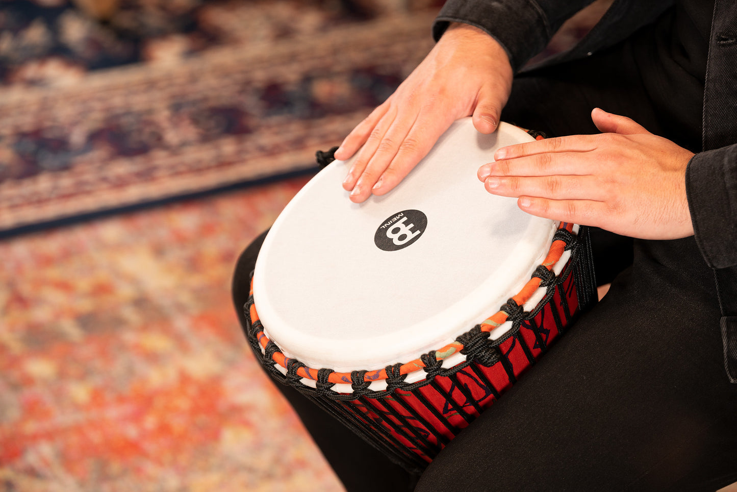 MEINL Percussion Travel Series African Djembe 10" - Pharaoh's Script