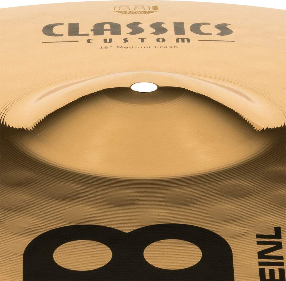MEINL Cymbals Classics Custom Brilliant Medium Crash - 18"