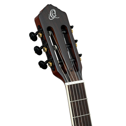 ORTEGA TourPlayer DeLuxe Nylon String Guitar 6-String - Spruce Black + Gig Bag