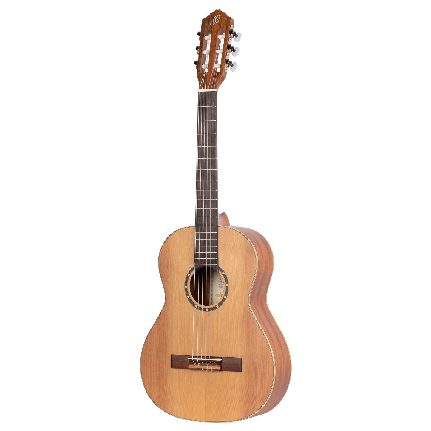 ORTEGA Family Series 3/4 Konzertgitarre 6 String - Zeder / Mahagoni Natur + Bag