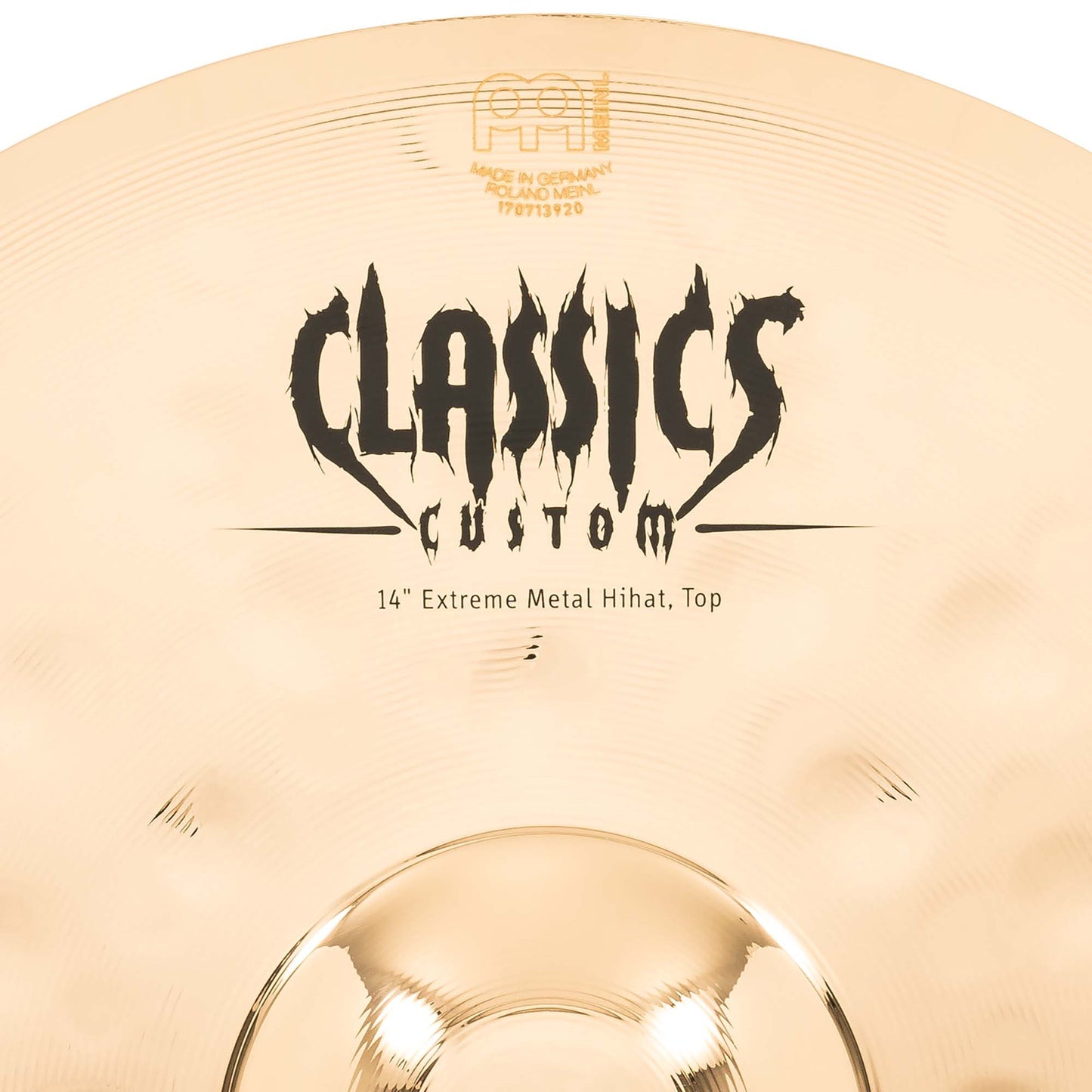 MEINL Cymbals Classics Custom Extreme Metal Cymbal Set - 14" Hihat, 18" Crash, 20" Ride
