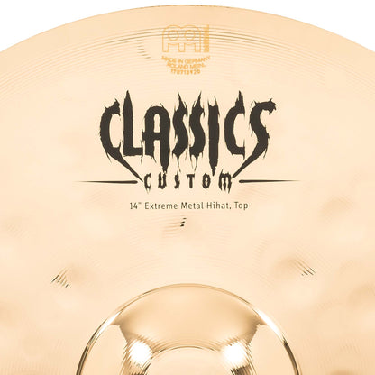 MEINL Cymbals Classics Custom Extreme Metal Cymbal Set - 14" Hihat, 18" Crash, 20" Ride