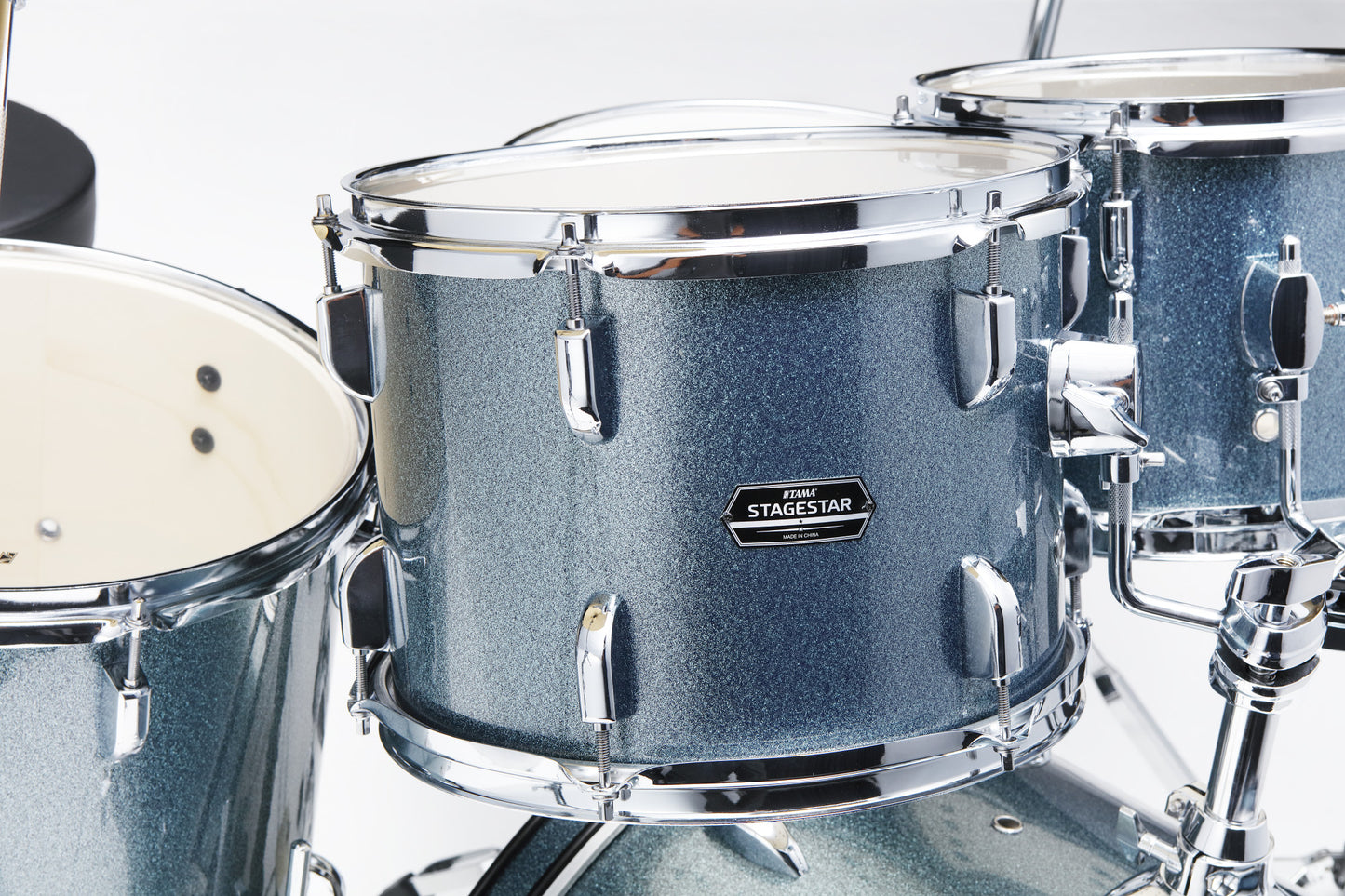 TAMA Stagestar Drum Set 5 pcs (20" BD) - Sea Blue Mist/Chrome HW + MEINL Cymbals BCS Cymbal Set