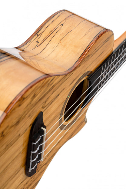 ORTEGA Elite Series Concert Ukulele 4 String - Spalted Maple Natural + Bag
