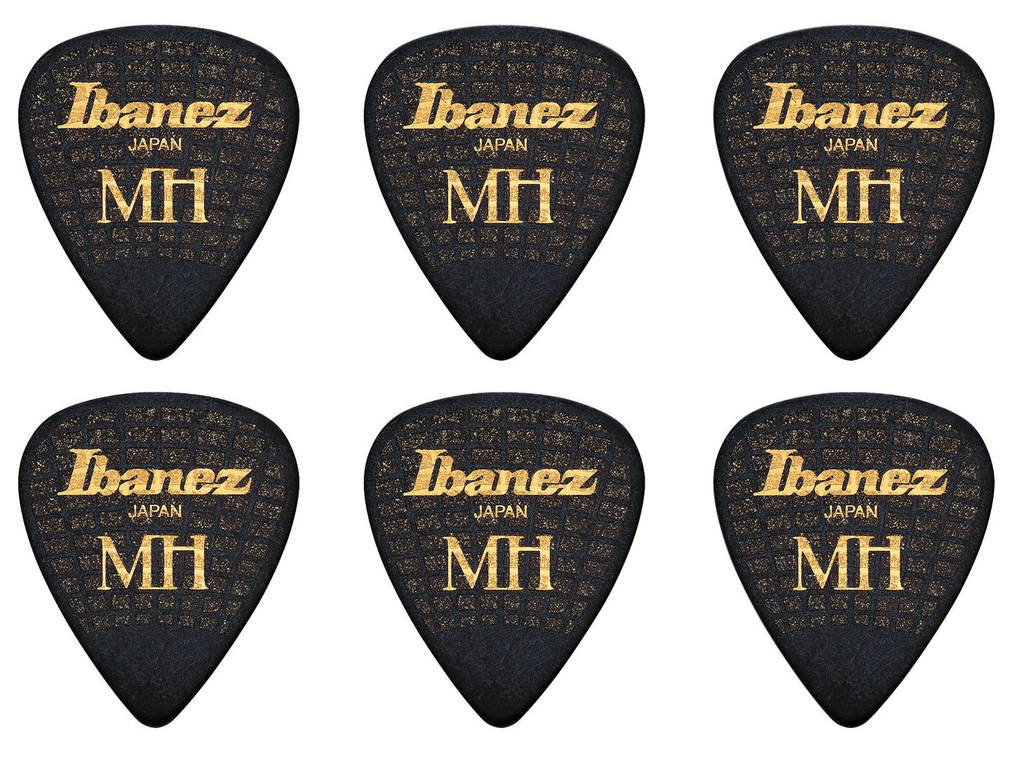 IBANEZ Plektrum „Mårten Hagström“ Schwer, 6 Stück/Set Meshuggah Logo