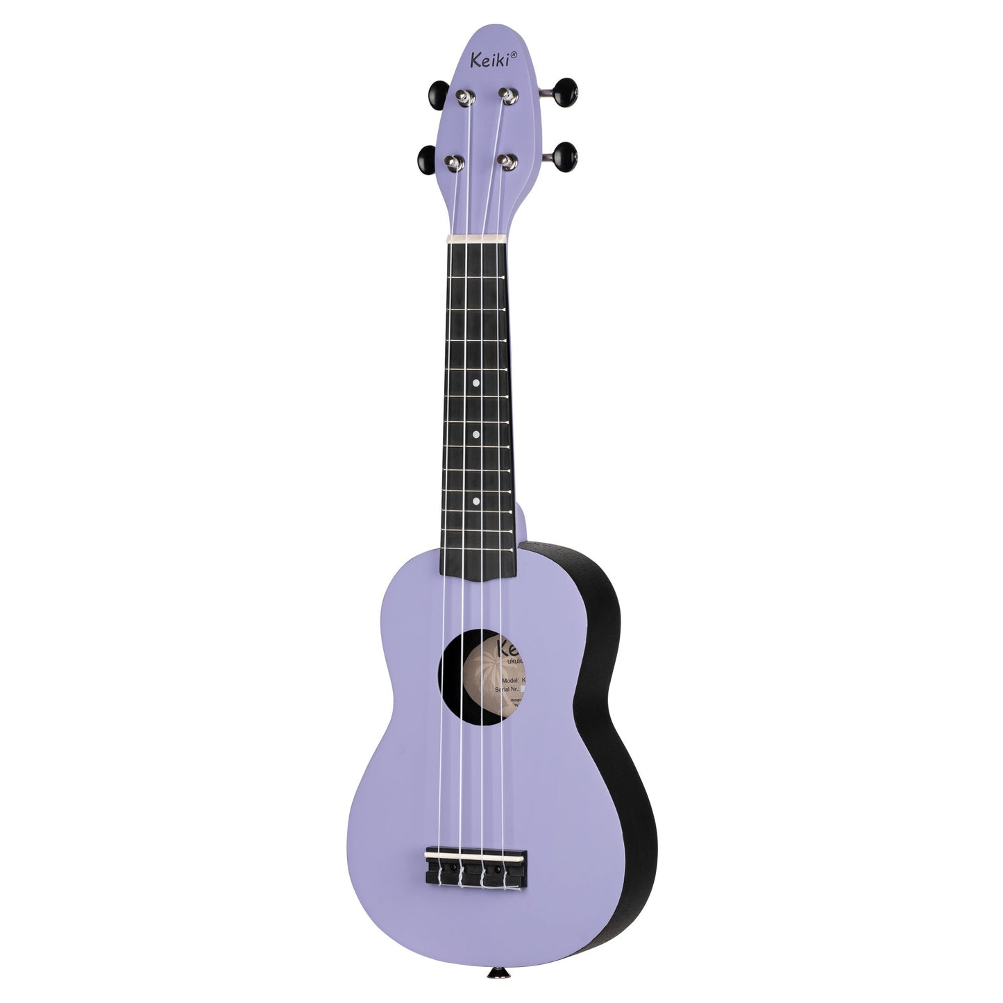 KEIKI K2 Serie Sopran Ukulele Set - Agathis / ABS Lavender Field