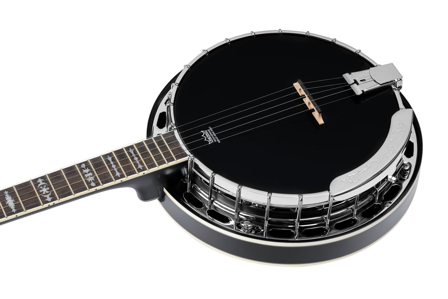 ORTEGA Raven Series Banjo 5 String - Mahogany Black + Bag