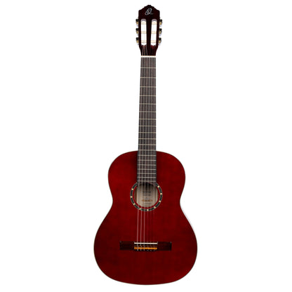 ORTEGA Family Series 4/4 Konzertgitarre 6 String - Weinrot + Bag