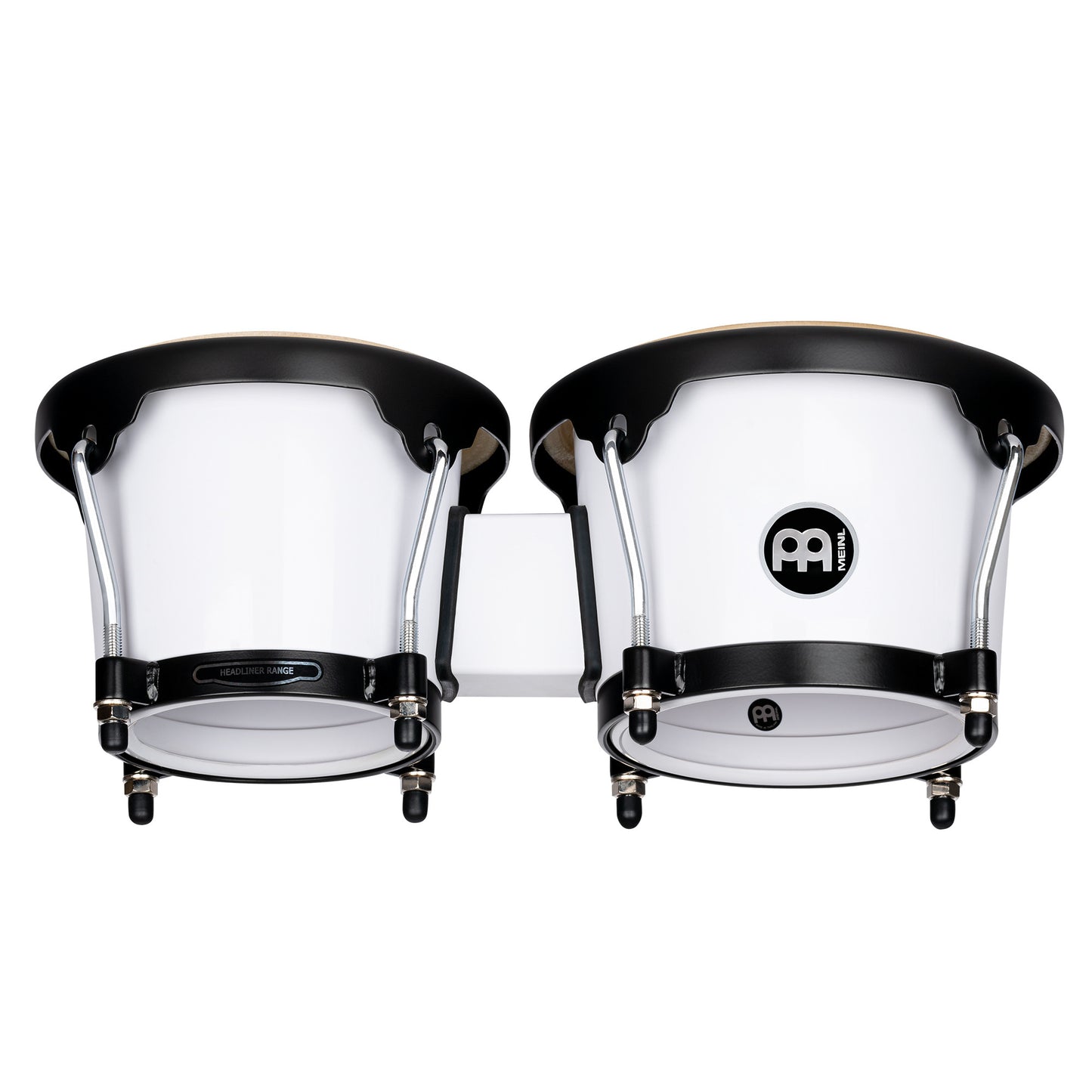 MEINL Percussion Journey Series Bongo 6 1/2" Macho & 7 1/2" Hembra - Bright White