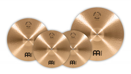 MEINL Cymbals Pure Alloy Cymbal Set - 14” / 16” / 20”