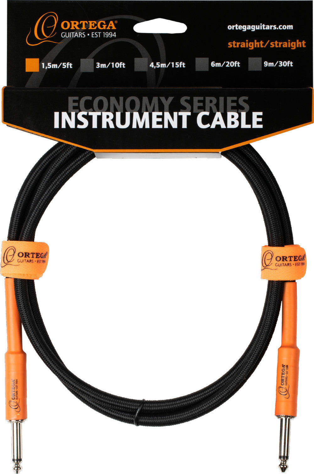 ORTEGA Economy Series Instrumentenkabel - 1,5m / 5ft