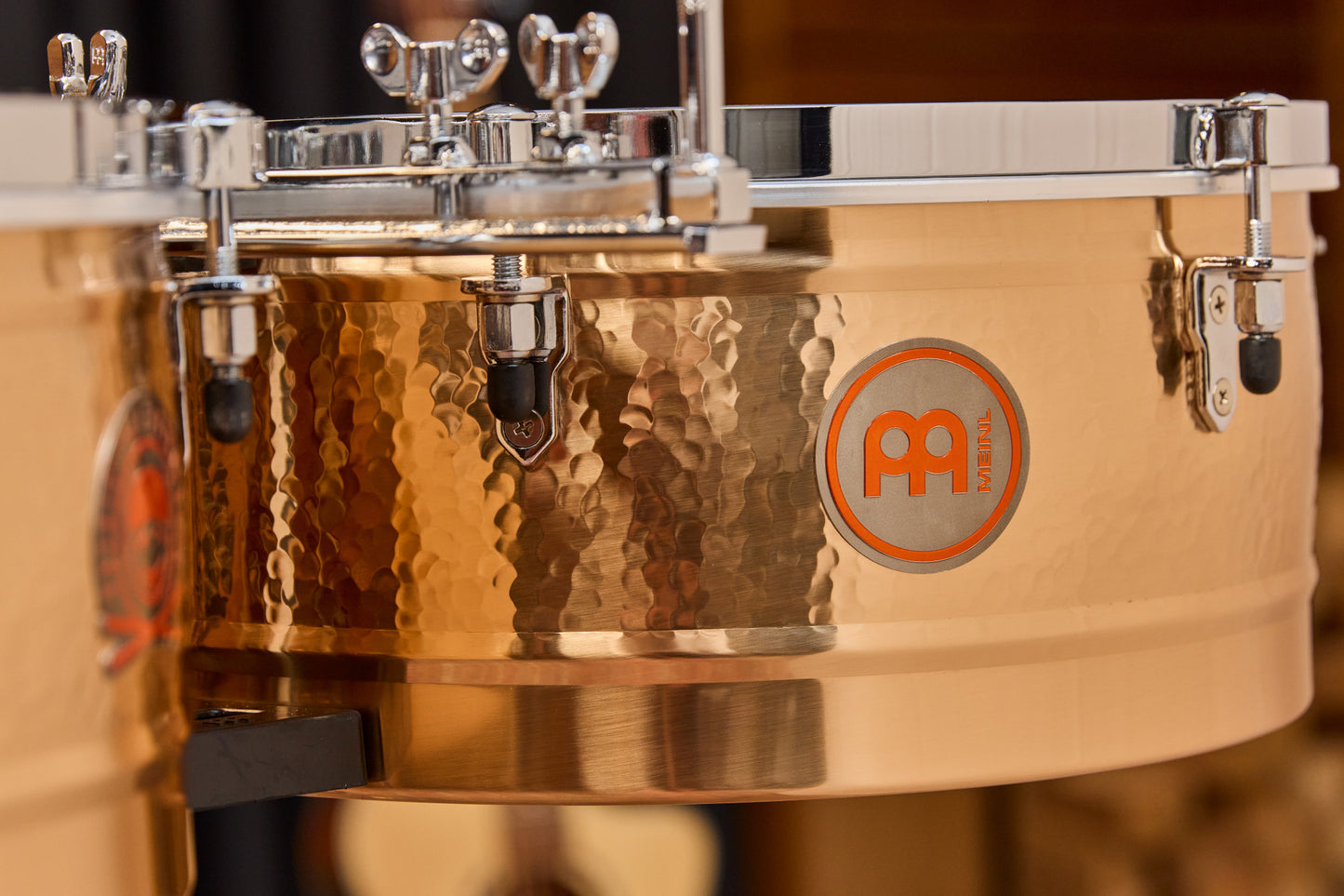 MEINL Percussion Artist Series Patricio "El Chino" Diaz Signature 14" & 15" Timbales - Bronze