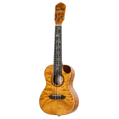 ORTEGA Elite Serie Konzert Ukulele 4 String - Quilted Maple Natural + Bag