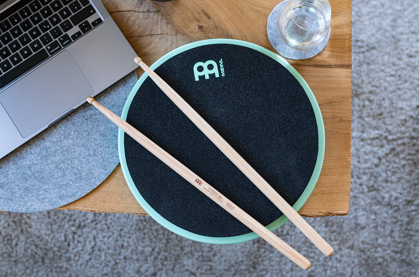 MEINL Cymbals Marshmallow Practice Pad 12" - Sea Foam