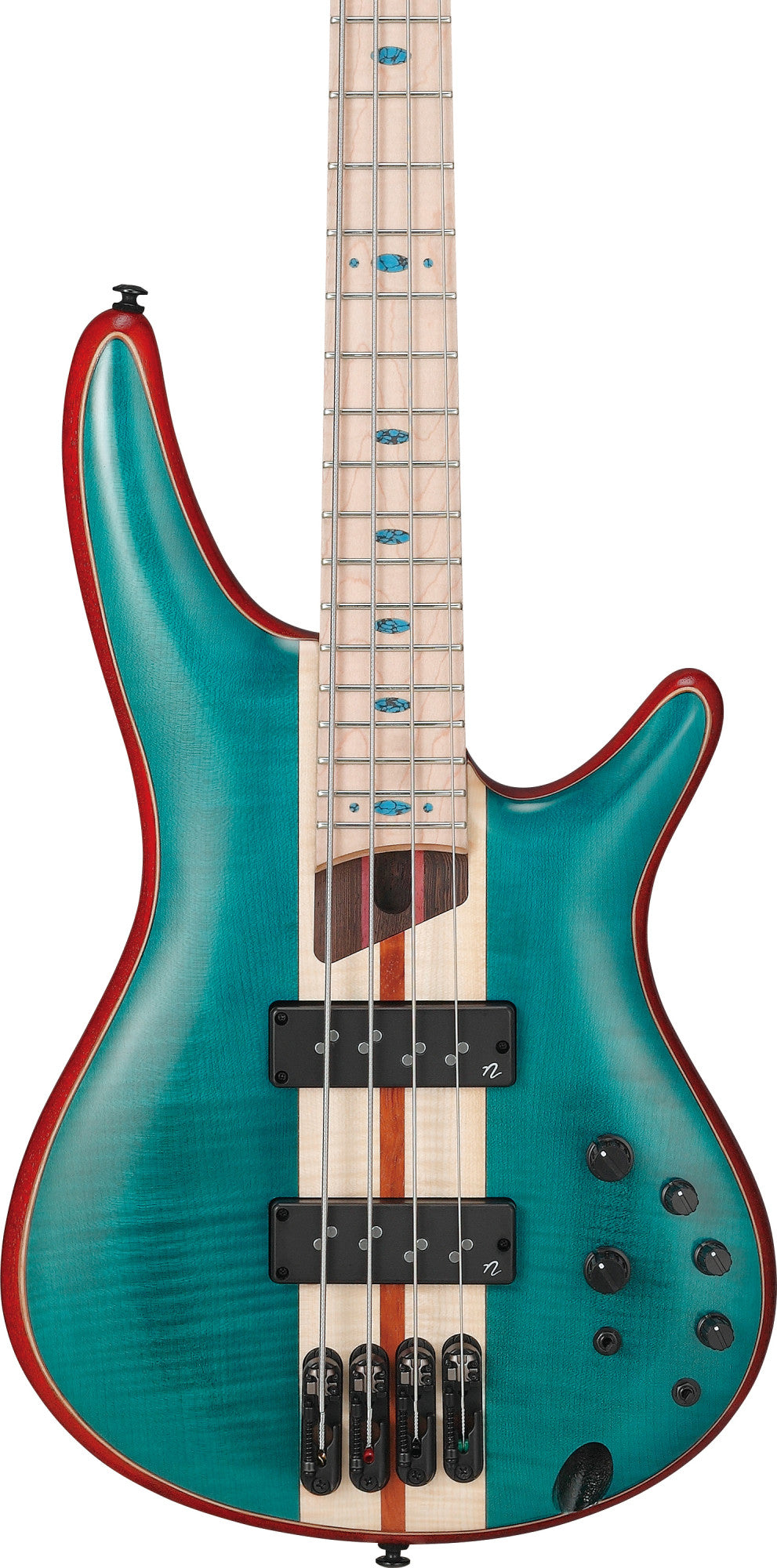 IBANEZ Premium SR E-Bass 4-String - Caribbean Green Low Gloss + Gigbag
