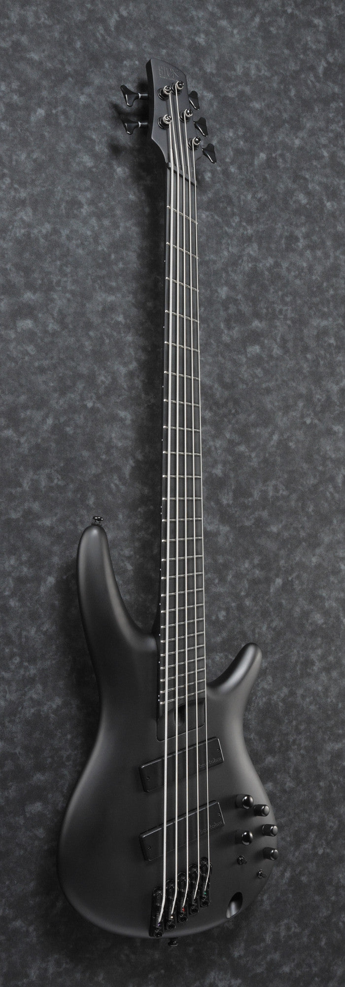 IBANEZ Iron Label SRMS Electric Bass 5-String Multi Scale - Black Flat