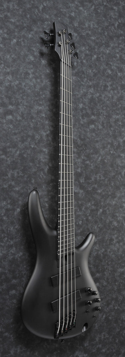 IBANEZ Iron Label SRMS Electric Bass 5-String Multi Scale - Black Flat