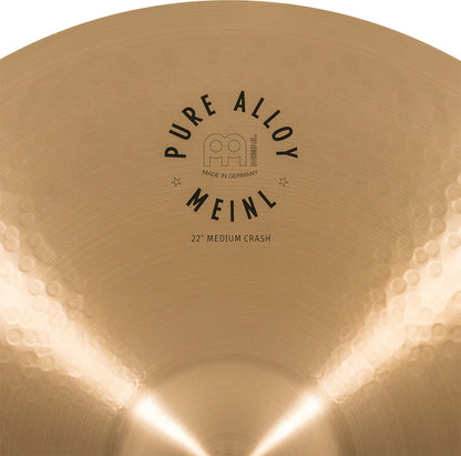 MEINL Cymbals Pure Alloy Medium Crash - 22"