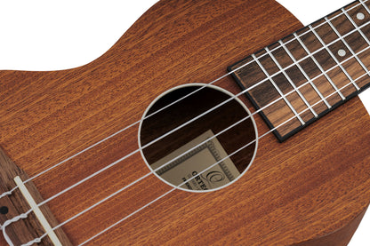 ORTEGA Timber Serie Concert Preamp Ukulele 4 String - Sapele Natural + Bag