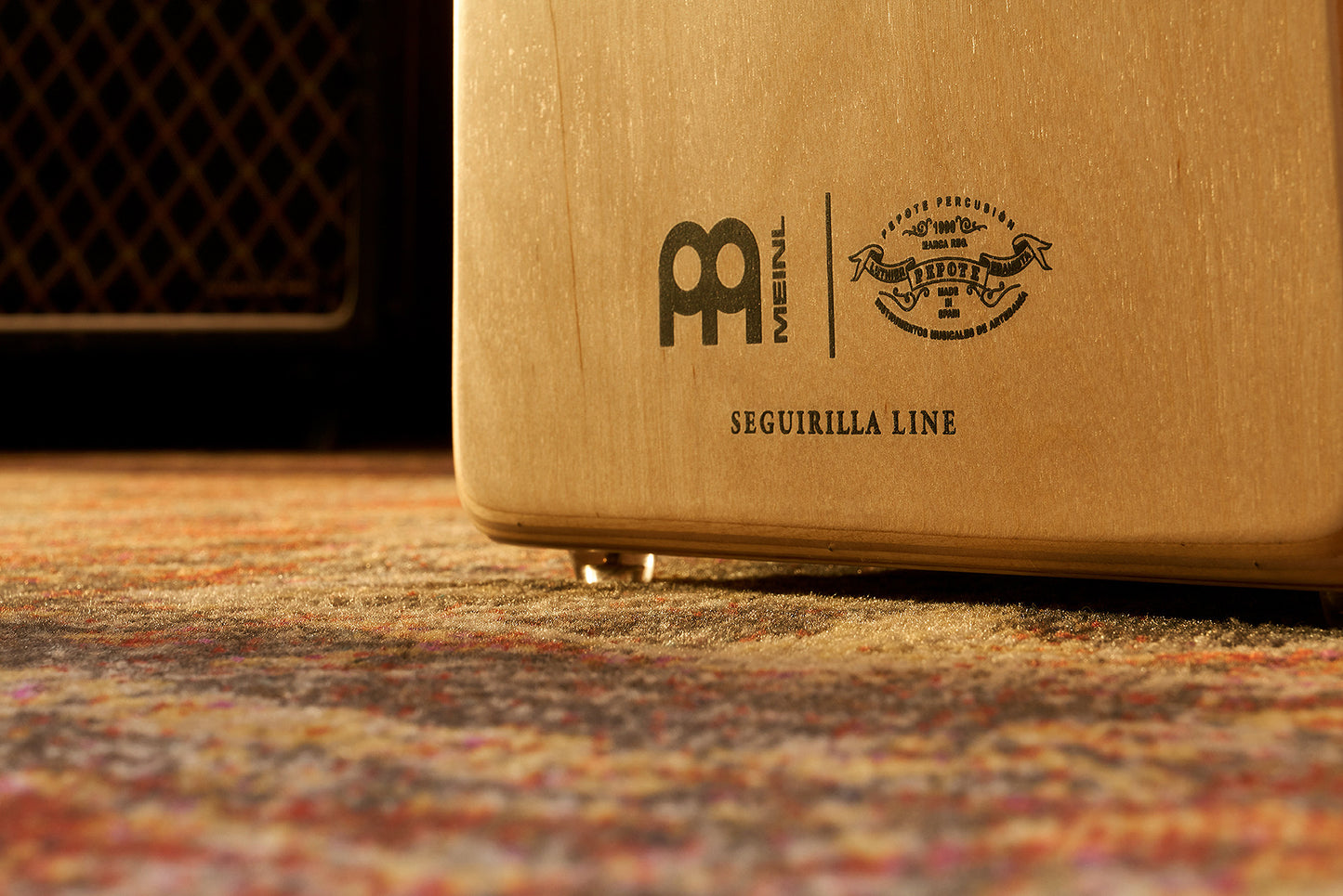 MEINL Percussion Artisan Edition Series String Cajon Seguiriya Line - Indian Heartwood