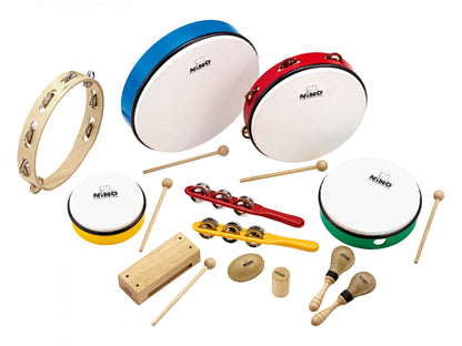 NINO Percussion Rhythmussortiment - 12 teilig