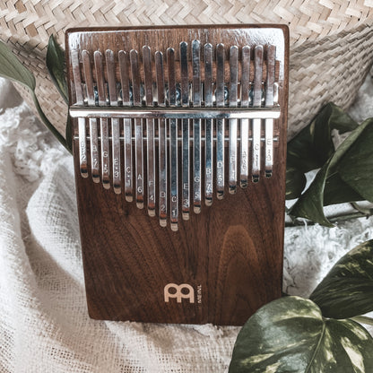 Meinl Sonic Energy Solid Kalimba, 17 Töne, schwarze Walnuss