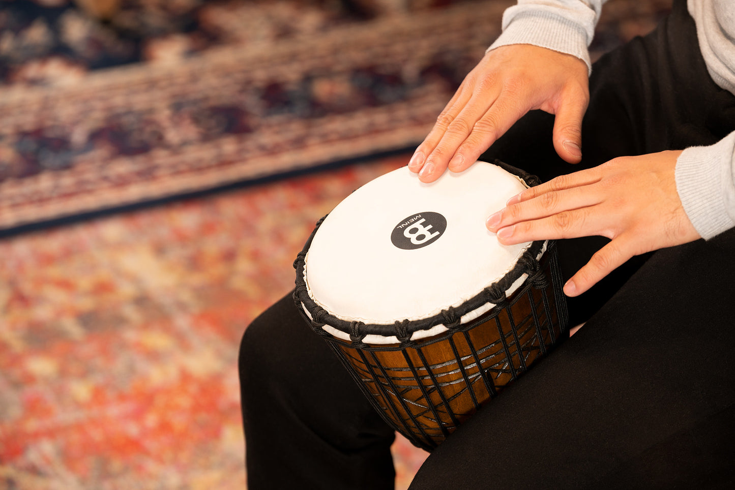 MEINL Percussion Headliner Rope Tuned Artifact Series Djembe - 8"