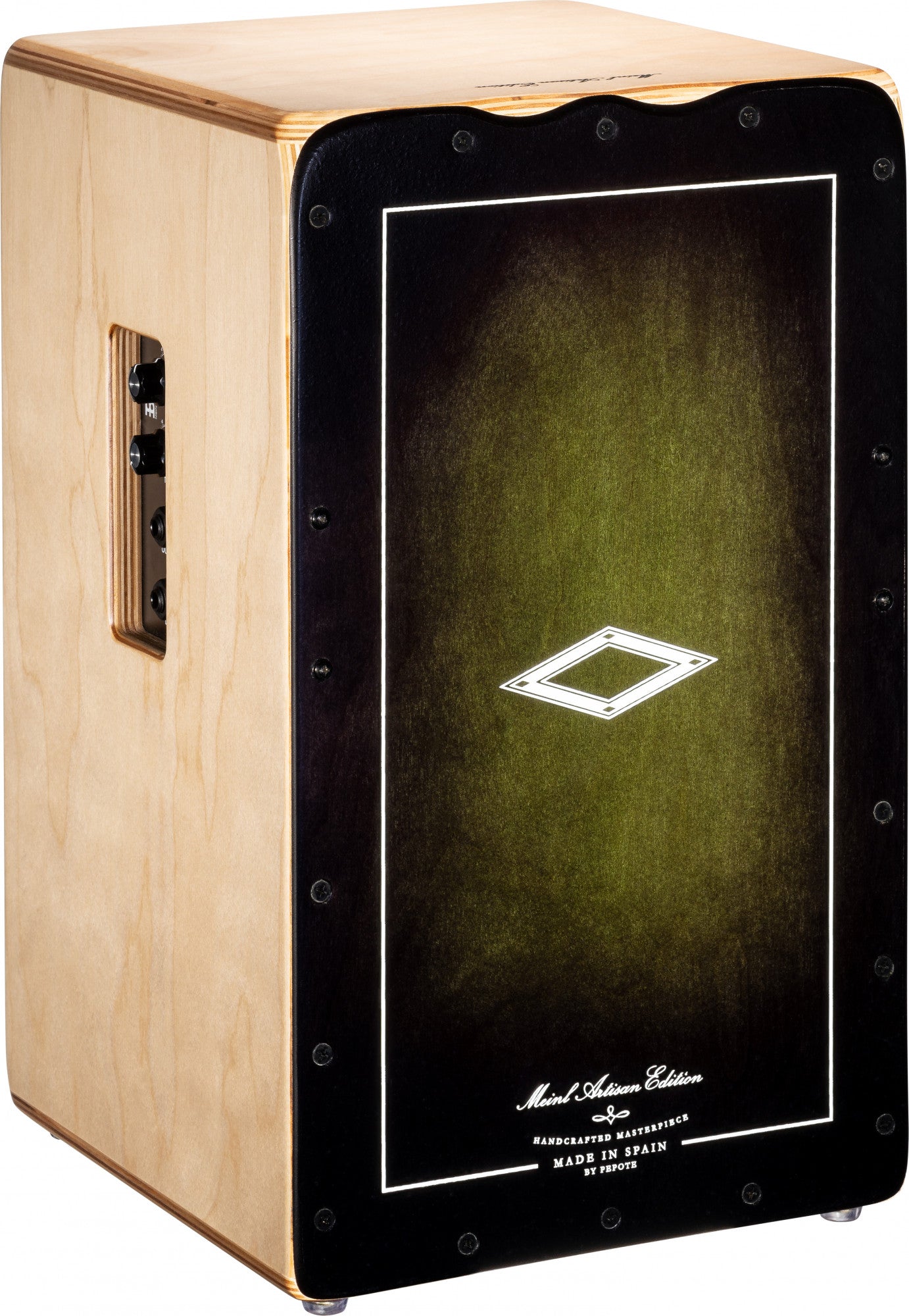 MEINL Percussion Artisan Edition Pickup Cajon - Dark Olive Burst