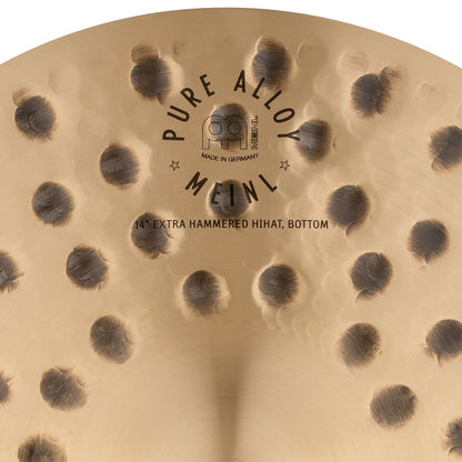 MEINL Cymbals Pure Alloy Extra Hammered Hihat - 14"