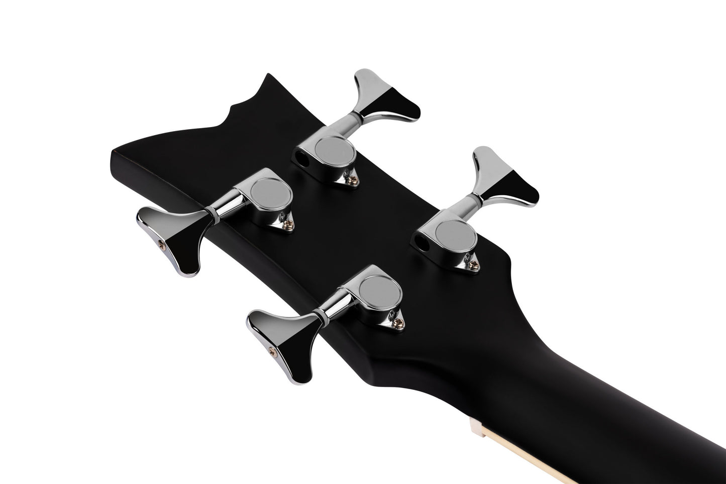 ORTEGA Deep Series 7 Medium Scale Acoustic Bass 4 String - Spruce / Mahogany Satin Black