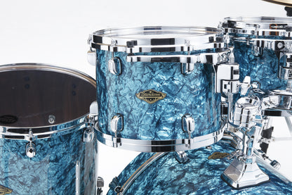 TAMA Starclassic Walnut/Birch Duracover Wrap Shell Kit 4 teilig - Turquoise Pearl/Chrom HW