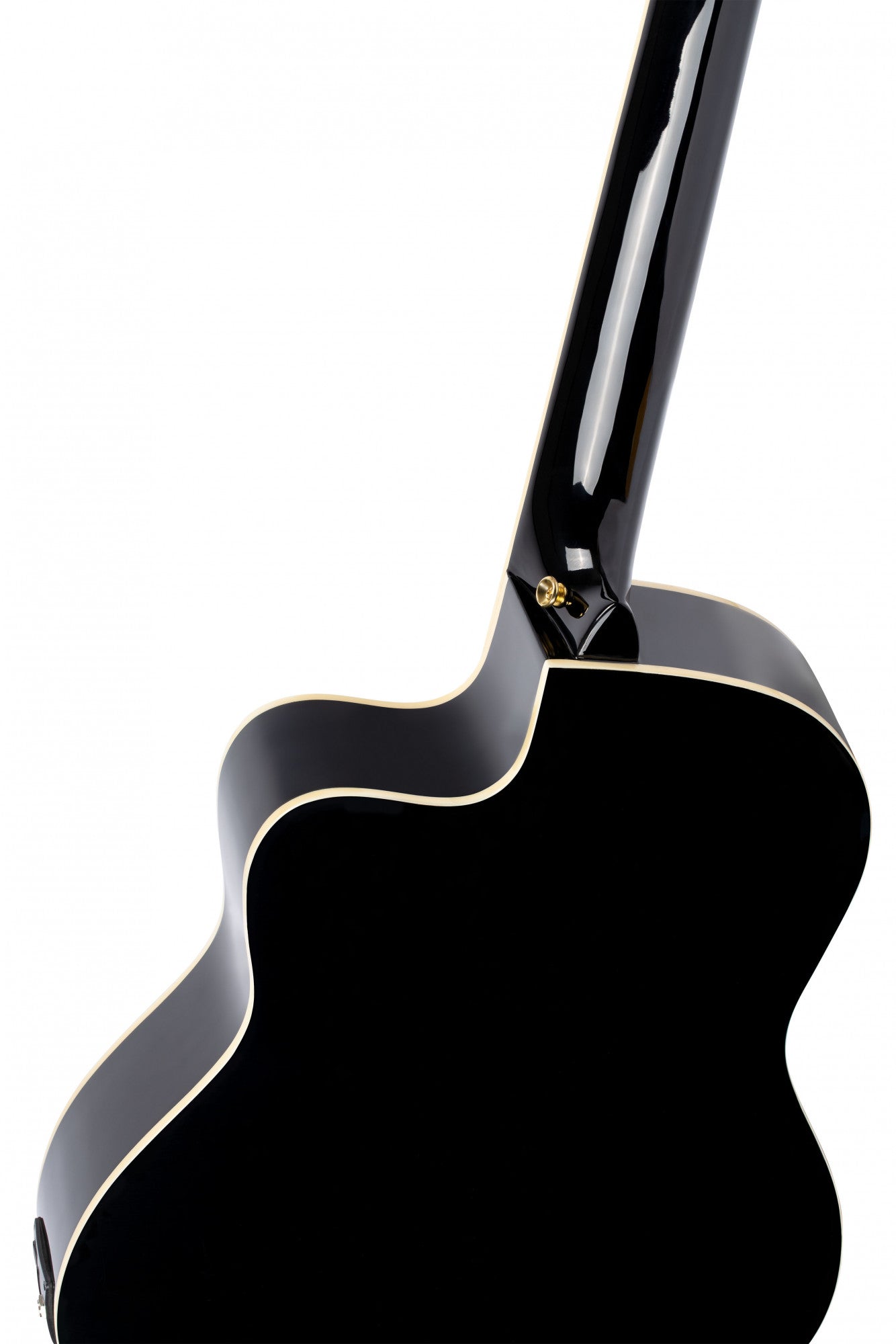 ORTEGA Family Series Pro 4/4 Konzertgitarre 6 String - Massive Fichte / Mahagoni Black + Bag