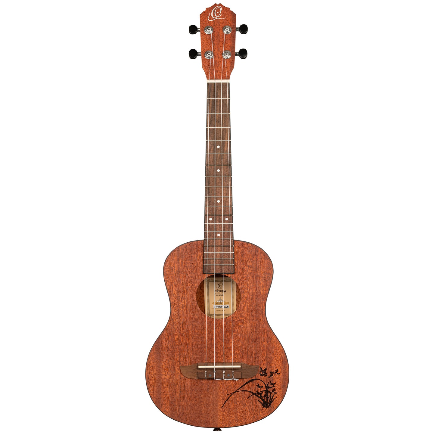 ORTEGA Bonfire Series Tenor Ukulele 4 String - Sapele Natural