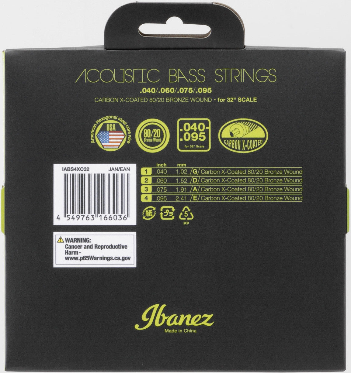 IBANEZ Saiten Set für 4 String Akustikbass