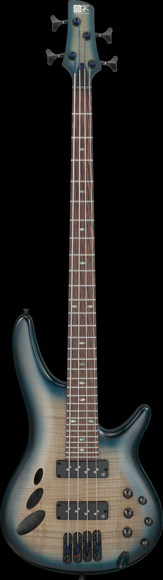 IBANEZ Bass Workshop SR Electric Bass 4-String - Cosmic Blue Starburst