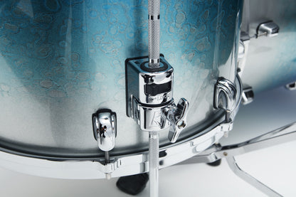 TAMA Starclassic Walnut/Birch Lacquer Floor Tom 14" x 12" - Molten Blue Ice Fade/Chrom HW