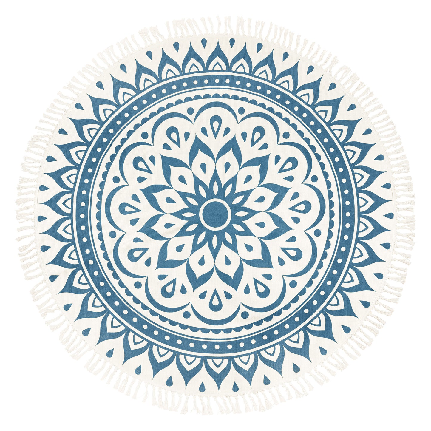 Meinl Sonic Energy Meditation Rug - Navy Blue / Floral Design