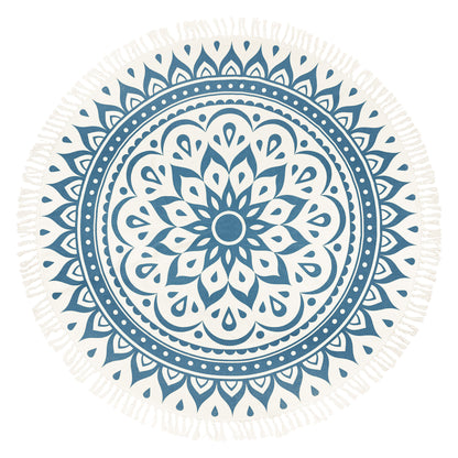 Meinl Sonic Energy Meditation Rug - Navy Blue / Floral Design