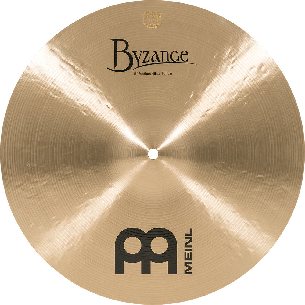 MEINL Cymbals Byzance Traditional Medium Hihat - 15"