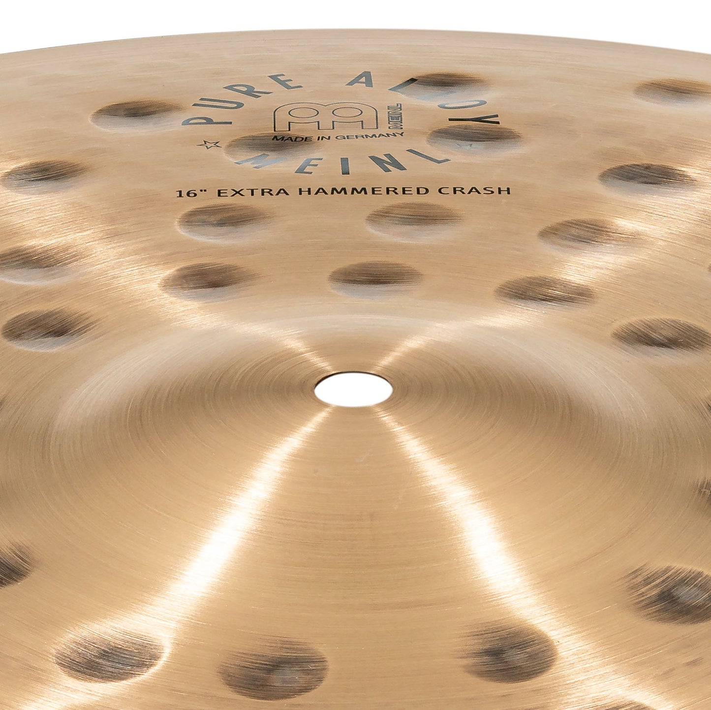 MEINL Cymbals Pure Alloy Extra Hammered Crash - 16"