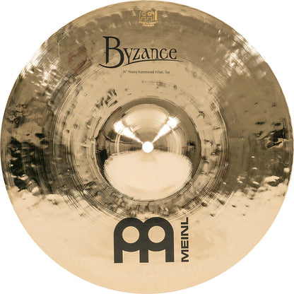 MEINL Cymbals Byzance Brilliant Heavy Hammered Hihat - 14"